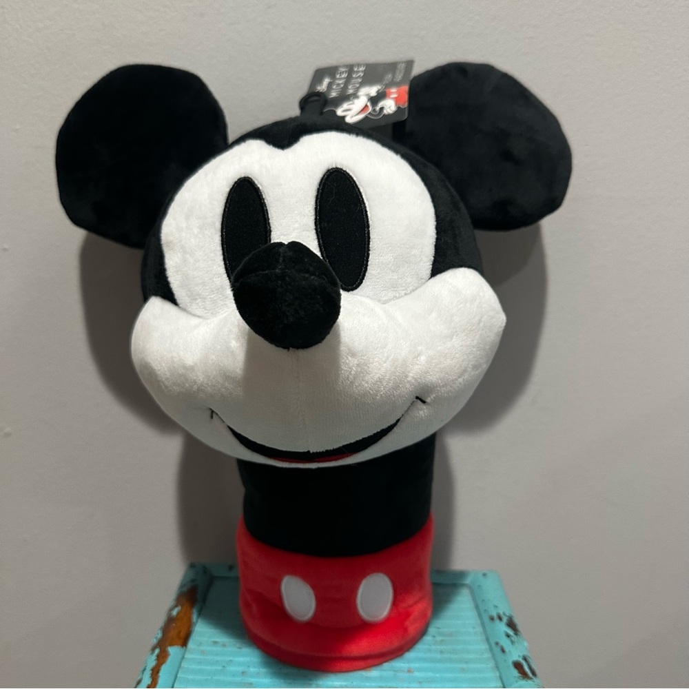 NEW Disney Wincraft by Fanatics Mickey Mouse Plush Headcover Black White Red